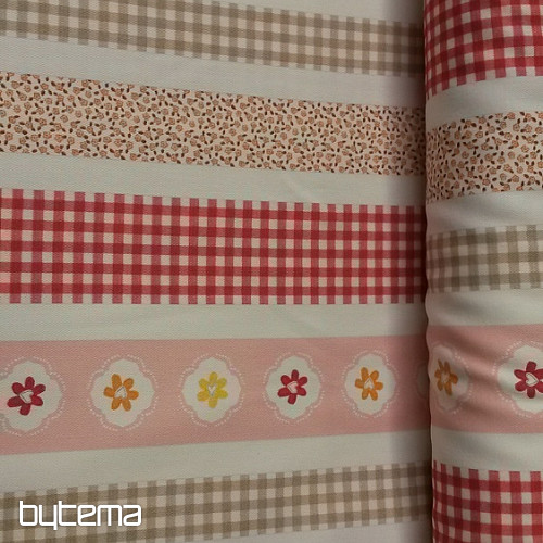 Decorative fabric TVIST PRINCESS B01 orange
