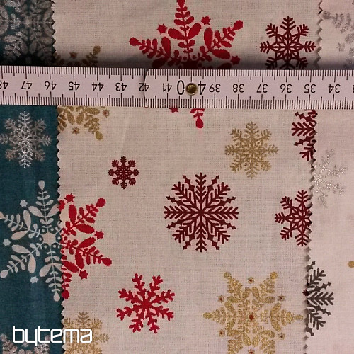 Cotton fabric ETOILES GIVREES 4579/02