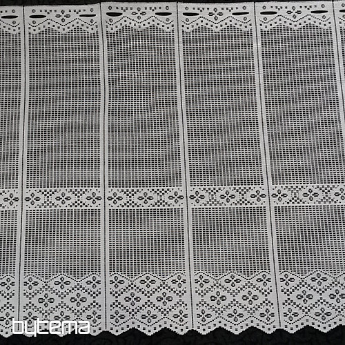Jacquard curtain for stained glass window 11542