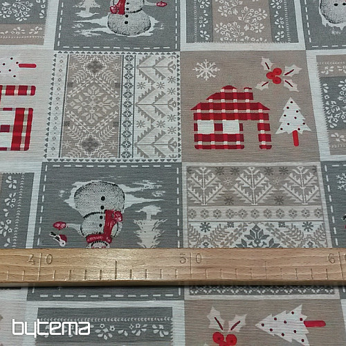 Decorative fabric SANTA gris