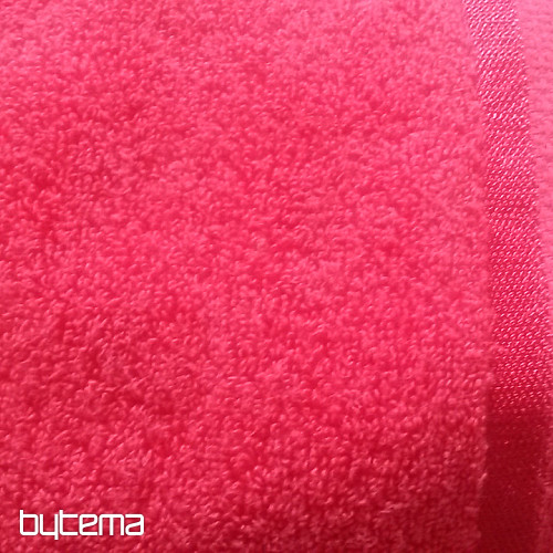 Towel and bath towel MICRO red