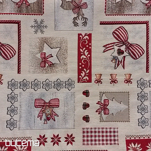 Christmas tapestry cover COUNTRY CHRISTMAS