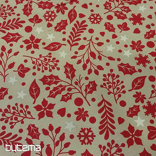 CESMINA cotton fabric red
