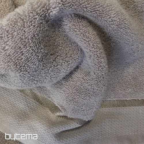 Towel and bath towel MICRO beige-gray