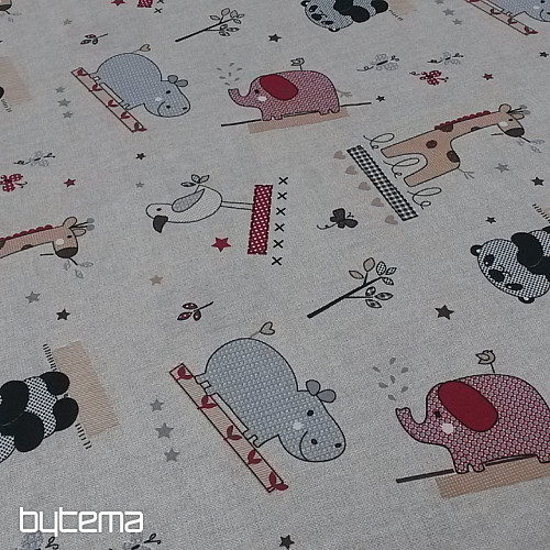 Decorative fabric ZOO