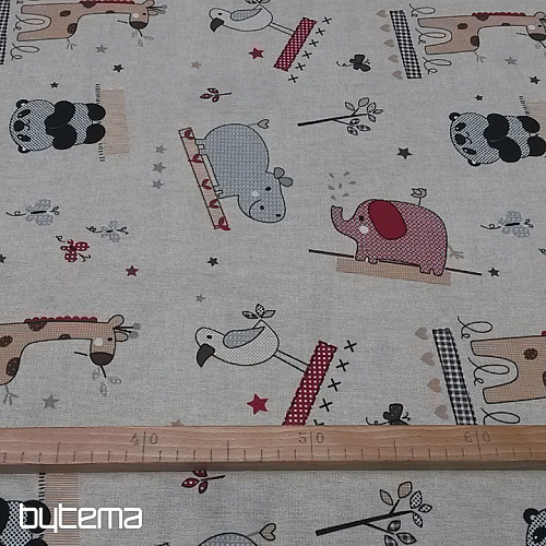 Decorative fabric ZOO