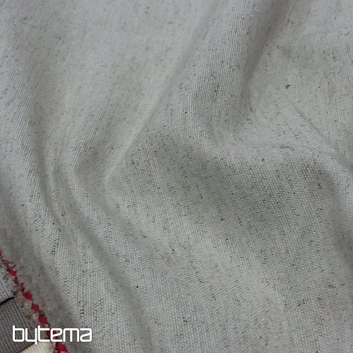 Unicolored decorative fabric LINO natur LINEN