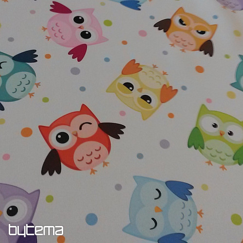 Decorative fabric 10027-01 OWLS