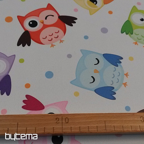 Decorative fabric 10027-01 OWLS
