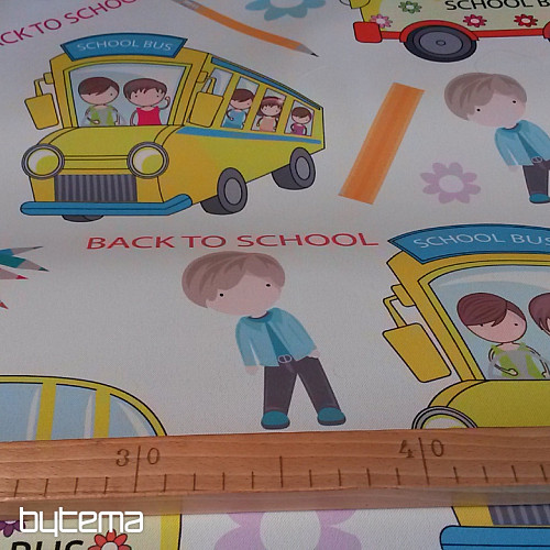 Decorative fabric 10027-03 BACK TO SCHOOL