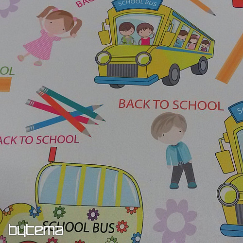 Decorative fabric 10027-03 BACK TO SCHOOL