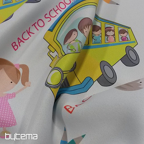 Decorative fabric 10027-03 BACK TO SCHOOL