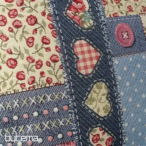 Tapestry cushion cover VINTAGE FLOWER