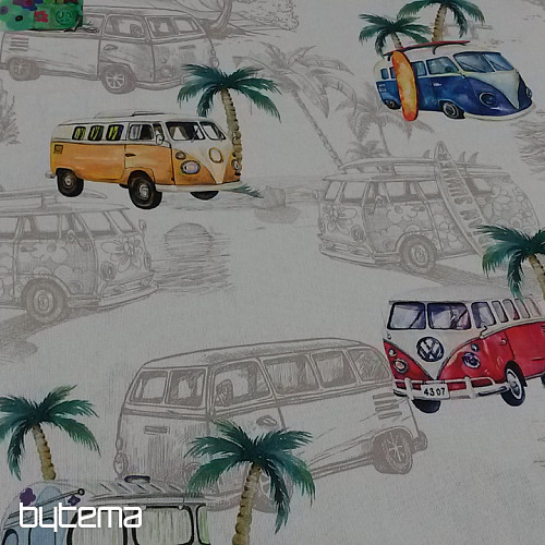 Decorative fabric FLORIDA SURF LIFE digital