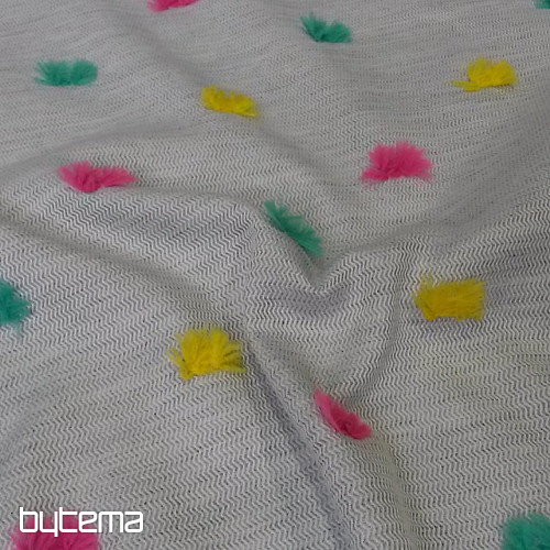Decorative fabric POMPONS