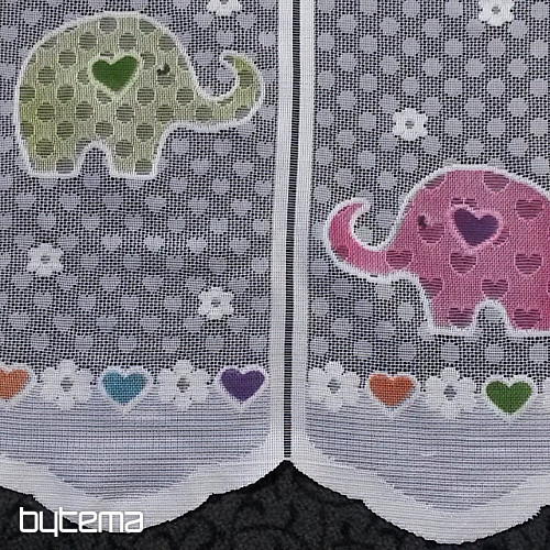 Children jacquard curtain ELEFANTS I