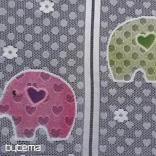 Children jacquard curtain ELEFANTS I