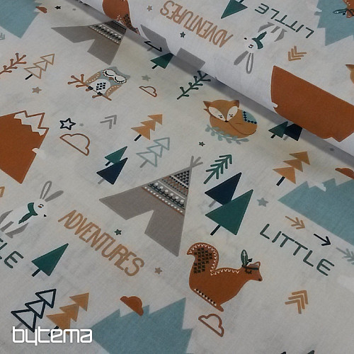 Cotton fabric LITTLE ADVENTURES