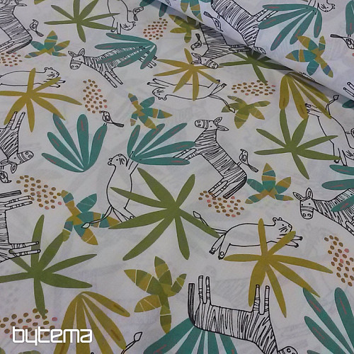 Cotton fabric JUNGLE