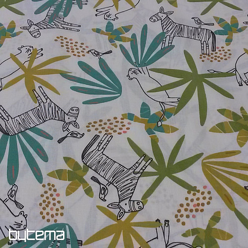 Cotton fabric JUNGLE