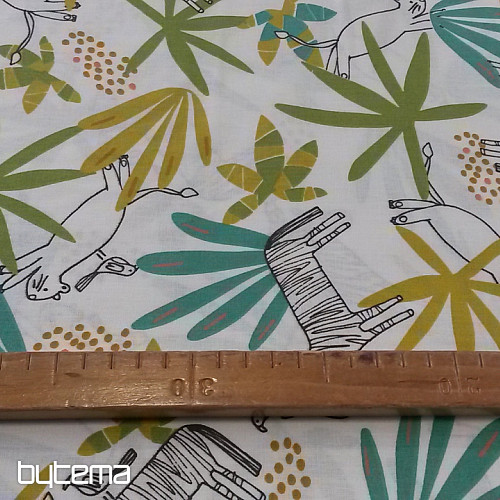 Cotton fabric JUNGLE