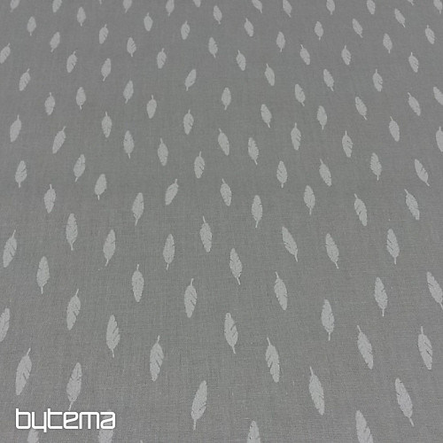 Cotton fabric KIONI gray