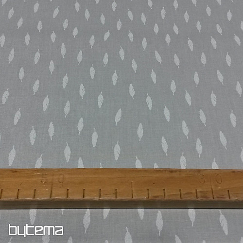Cotton fabric KIONI gray