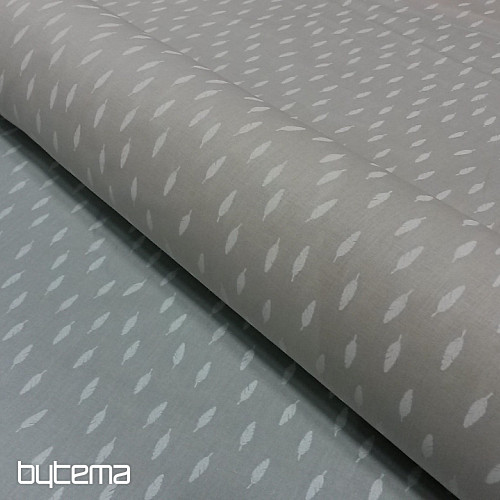 Cotton fabric KIONI gray