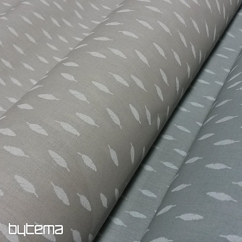Cotton fabric KIONI gray