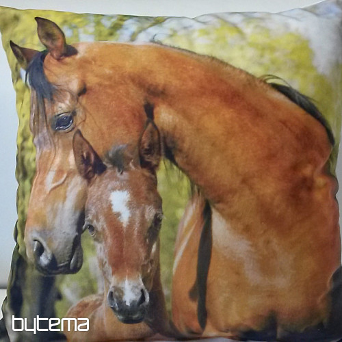 Decorative cushion cover HORSES II