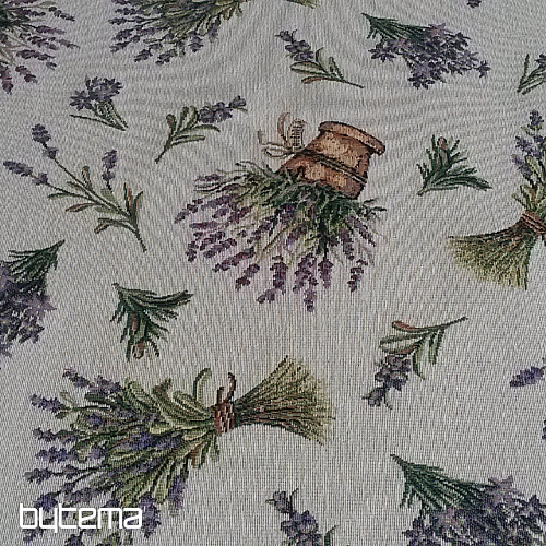 Tapestry fabric LAVANDER ALLOVER