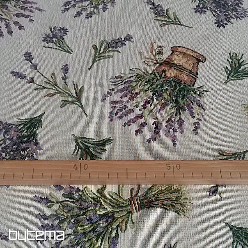Tapestry fabric LAVANDER ALLOVER