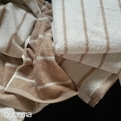 Luxurious towel LINE 155 ecru/beige