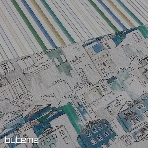 Decorative fabric MANAGUA CASAS blue