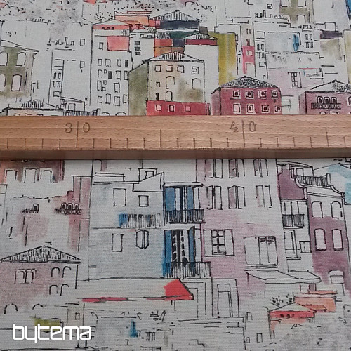 Decorative fabric MANAGUA CASAS rosa