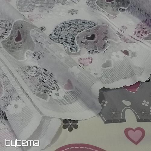 Children decorative fabric ELEPHANTS II