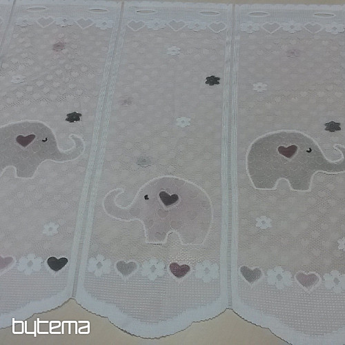Children jacquard curtain ELEFANTS II.