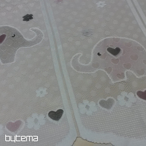 Children jacquard curtain ELEFANTS II.
