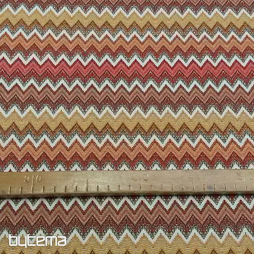 Decorative fabric ZIGGY ORANGE