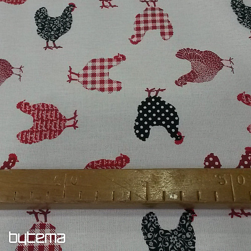 Decorative fabric MINI POULETTES 2
