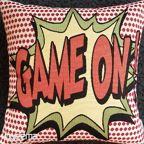 Tapestry Cushion Cover COMICS GAME ON!