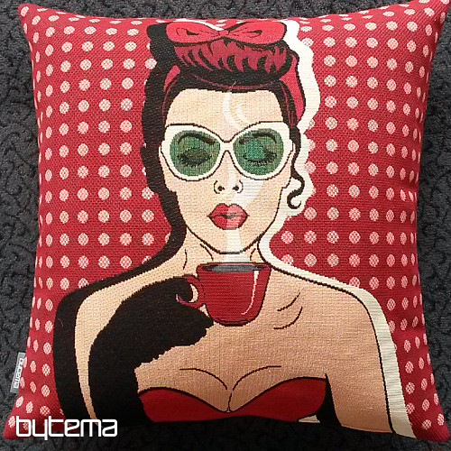 COMICS WOMAN I tapestry cushion cover