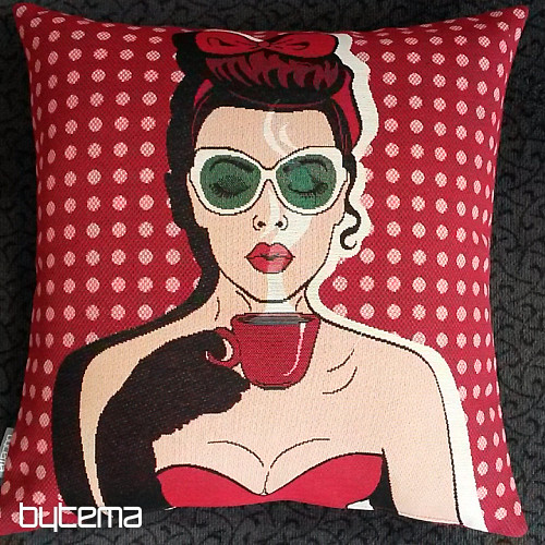 COMICS WOMAN I tapestry cushion cover