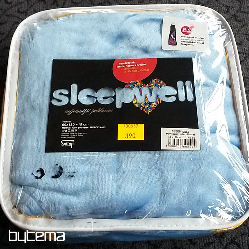 Cot microflannel sheet blue dark
