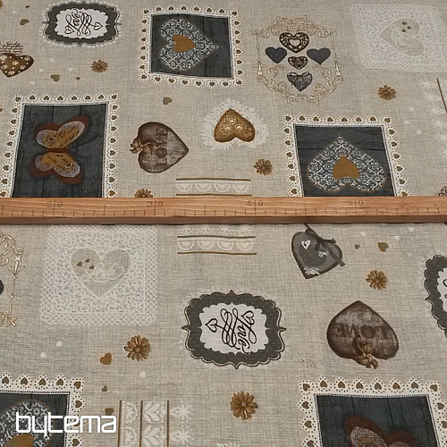 Decorative fabric CARLA grey