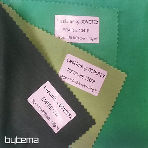 Cotton fabric UNI PRAIRIE green