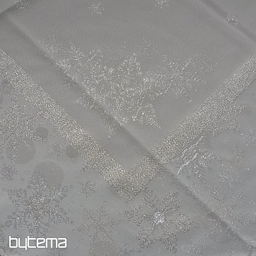 Christmas tablecloths and scarves SILVER CHRISTMAS Silver NATURAL