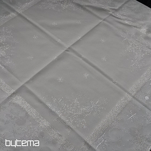 Christmas tablecloths and scarves SILVER CHRISTMAS Silver NATURAL