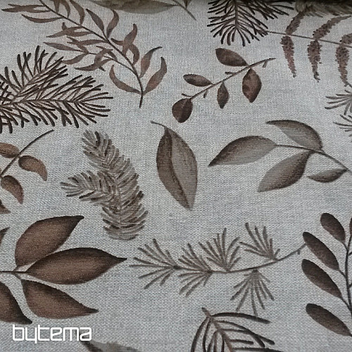 Decorative fabric FERN BROWN