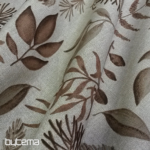 Decorative fabric FERN BROWN